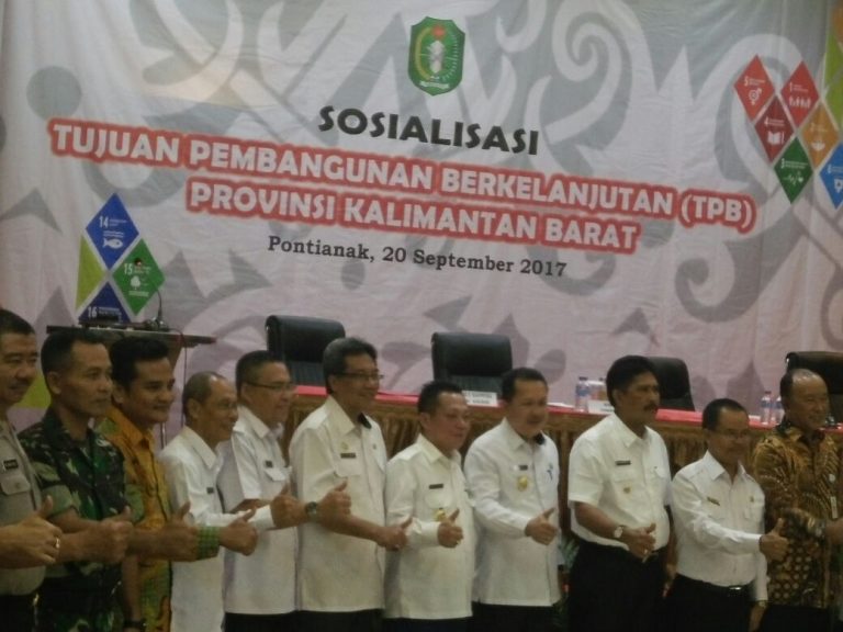 Bappeda Kabupaten Sanggau Menghadiri Sosialisasi Tujuan Pembangunan Berkelanjutan (TPB) di Pontianak