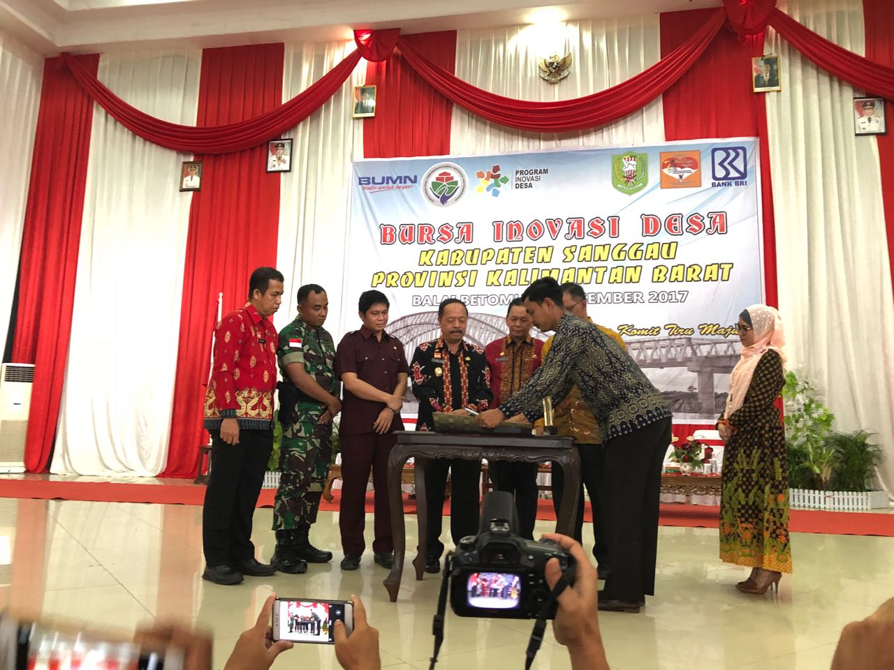 DPMPEMDES Kabupaten Sanggau Perdana Gelar Bursa Inovasi Desa