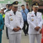 Hari Pertama Kerja, Bup dan Wabup Sanggau Terpilih di Sambut Meriah Oleh Seluruh ASN dan Tenaga Kontrak di Lingkungan Pemkab Sanggau