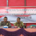 Fasilitasi Peningkatan Kesadaran Bela Negara di Kabupaten Sanggau Tahun 2018