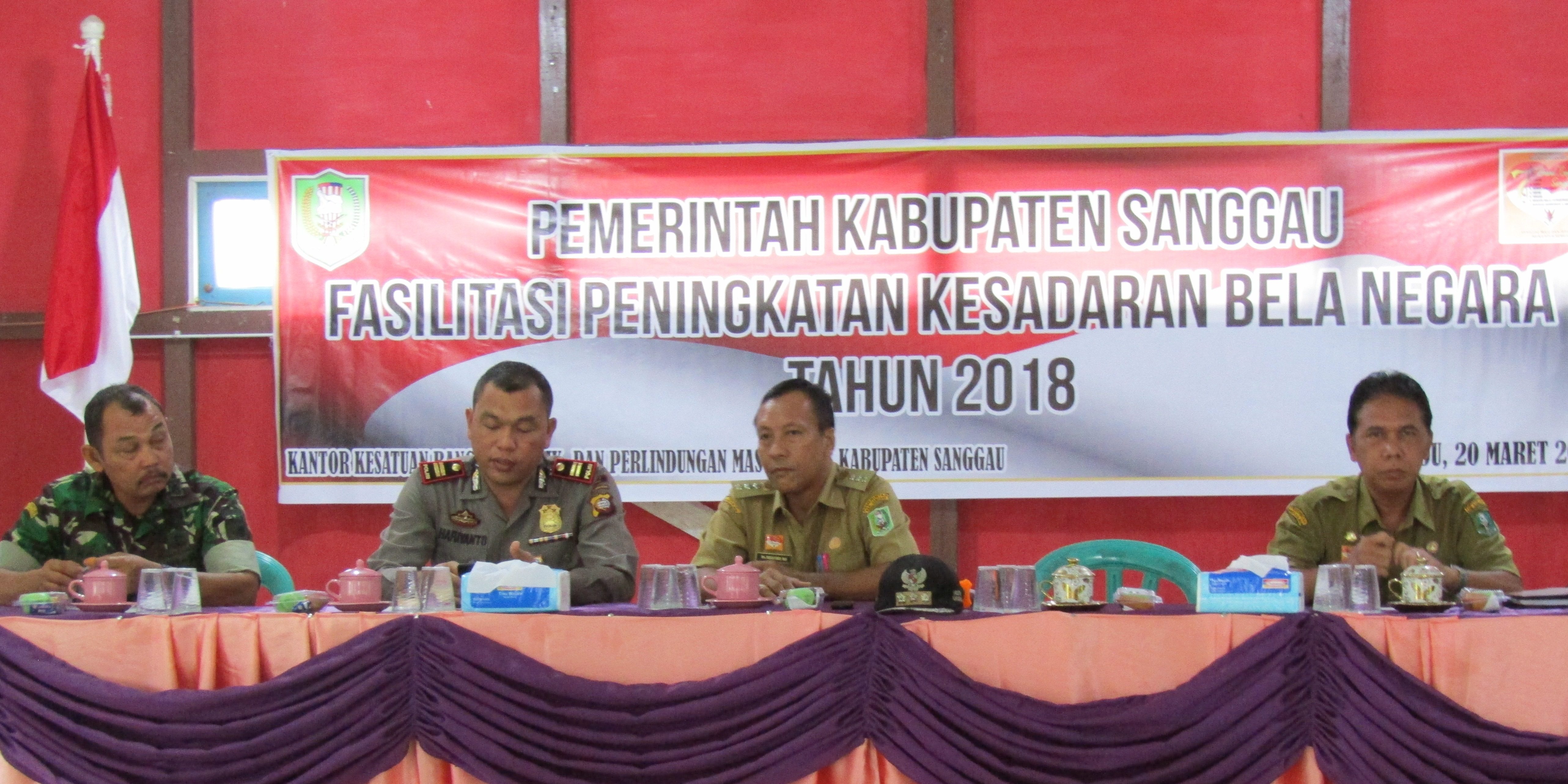 Fasilitasi Peningkatan Kesadaran Bela Negara di Kabupaten Sanggau Tahun 2018