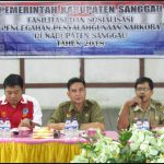 Fasilitasi dan Sosialisasi Pencegahan Penyalahgunaan Narkoba di Kabupaten Sanggau Tahun 2018