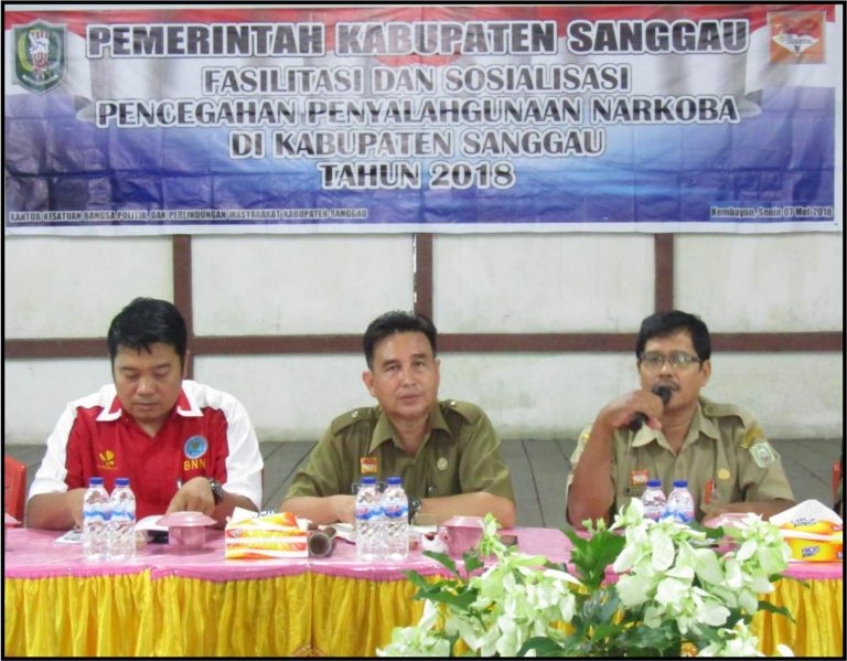 Fasilitasi dan Sosialisasi Pencegahan Penyalahgunaan Narkoba di Kabupaten Sanggau Tahun 2018