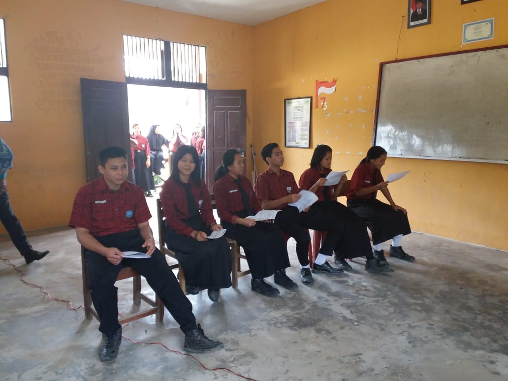 Perekaman KTP-EL Di SMA N 1 Beduwai Kecamatan Beduai 14 Februari 2019