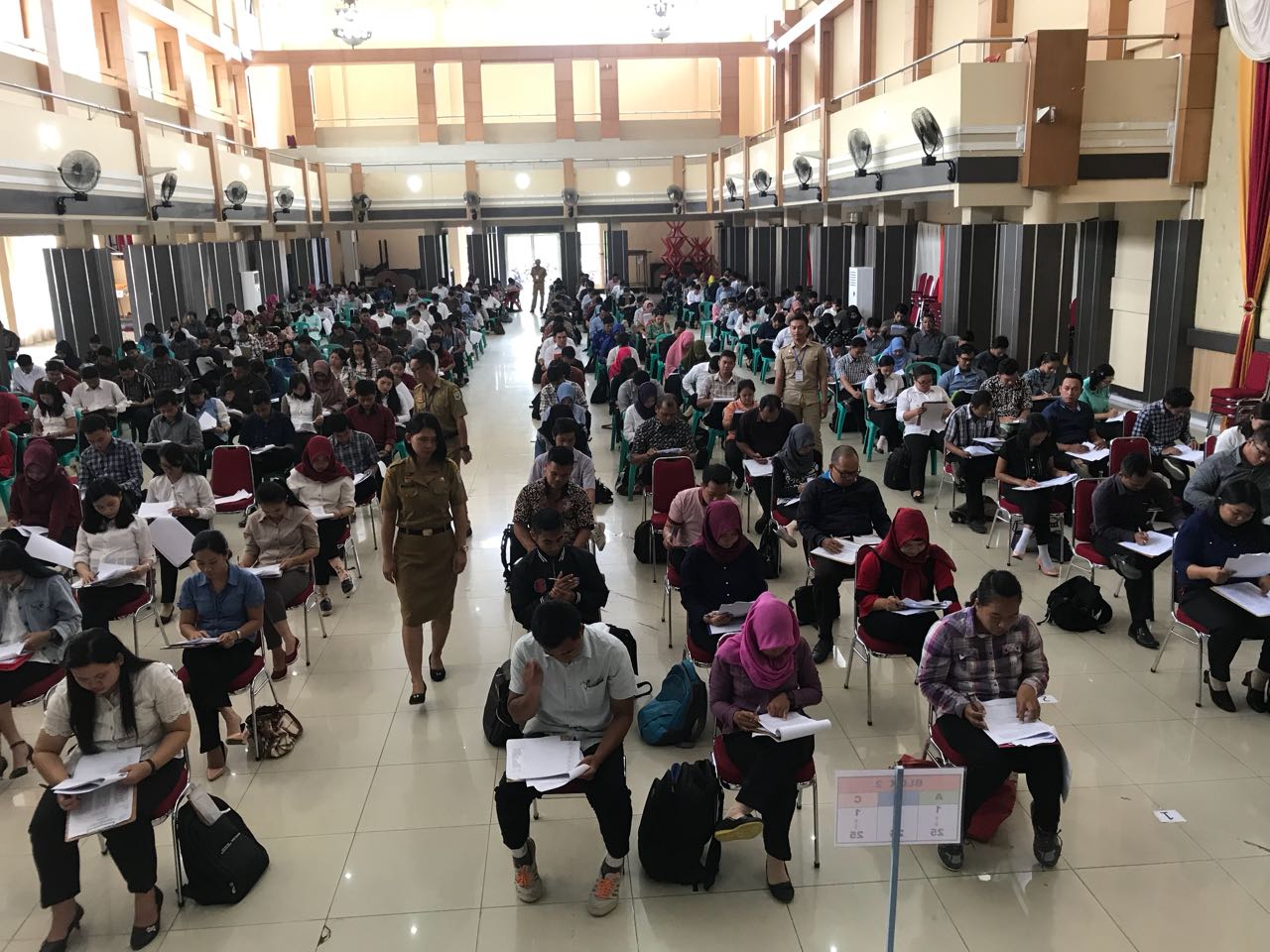 Rangkaian Seleksi Penerimaan Tenaga Kontrak Kabupaten Sanggau Tahun Anggaran 2017