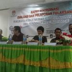 Rapat Koordinasi Evaluasi dan Pelaporan Pelaksanaan Pilgub Kalbar dan Pilbup Sanggau Tahun 2018