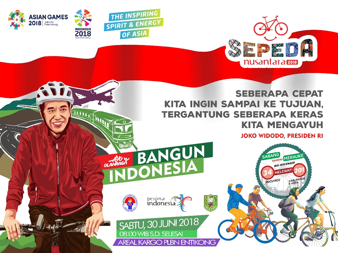 Sepeda Nusantara 2018 - DISPORAPAR
