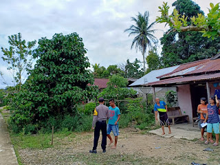 Patroli di Desa Binaan Brigadir Mangun Suwarno Ajak Sukseskan Pemilu Tahun 2019