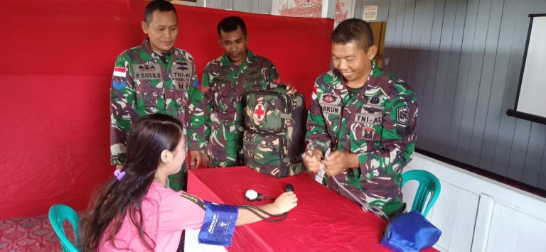 Program TNI Manunggal Membangun Desa (TMMD) Regtas ke 104 Kodim 1204/Sanggau tahun 2019