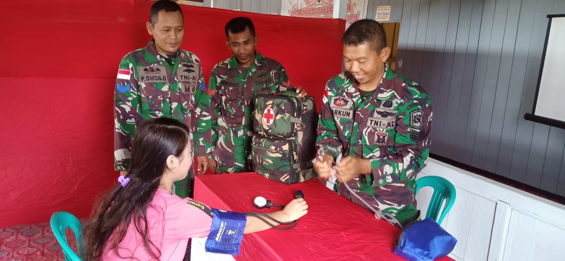 Program TNI Manunggal Membangun Desa (TMMD) Regtas ke 104 Kodim 1204/Sanggau tahun 2019