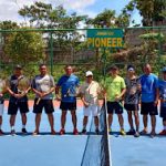 Wakapolres Sanggau Jalin Keakraban Dengan Dandin 1204/Sanggau Melalui Olahraga Tenis