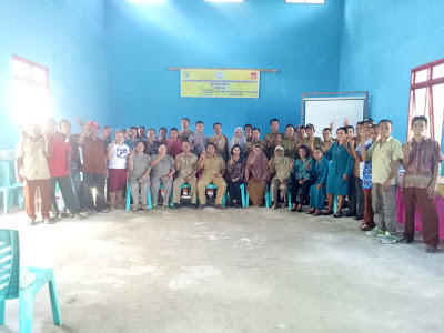 Bhabinkamtibmas Hadiri Kegiatan Pertemuan Forum Musyawarah Desa Di Kampung Keluarga Berencana (KB)