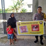 Himbau Beredarnya Berita Hoax Bhabinkamtibmas Sosialisasikan Menggunakan Sepanduk