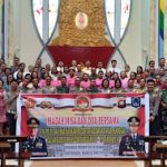 Dalam Rangka Hari Bhayangkara Ke 73 Wakapolres Sanggau Laksanakan Ibadah Misa dan Doa Bersama