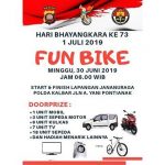 HUT ke-73 Bhayangkara, Polda Kalbar Gelar Jalan Santai dan Funbike Berhadiah Mobil dan Motor