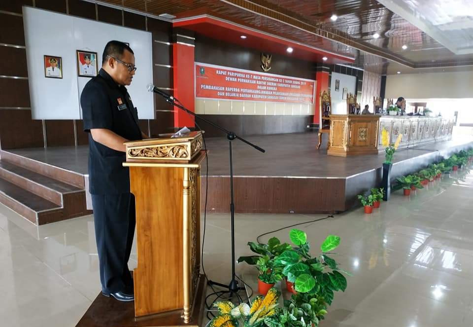 Pembahasan Raperda Anggaran Pendapatan Dan Belanja Daerah Kabupaten Sanggau Tahun Anggaran 2018