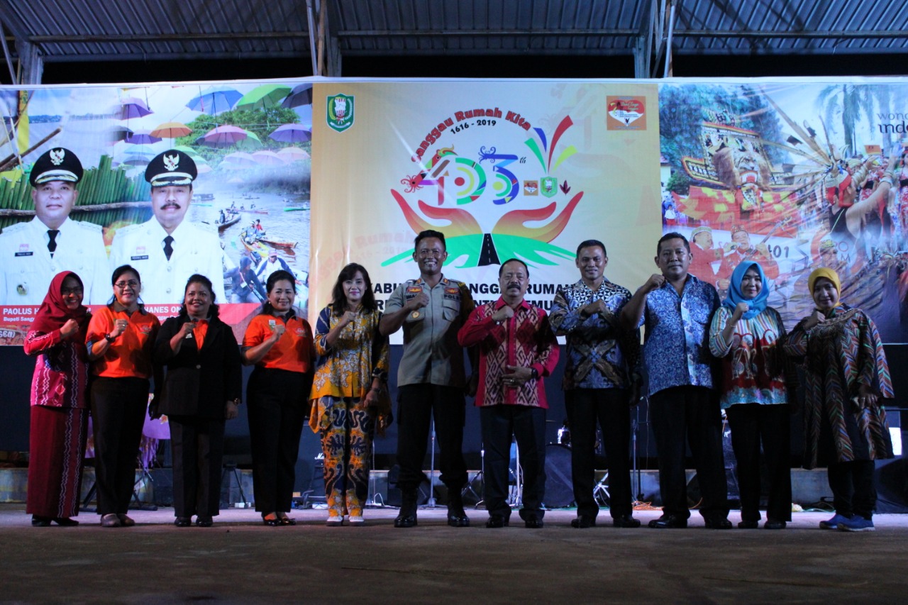 Pameran Pembangunan, Hiburan Rakyat dan Festival Kuliner Resmi di Buka Oleh Wakil Bupati Sanggau