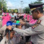 Kapolres Sanggau Pimpian Kenaikan Pangkat Puluhan Personilnya