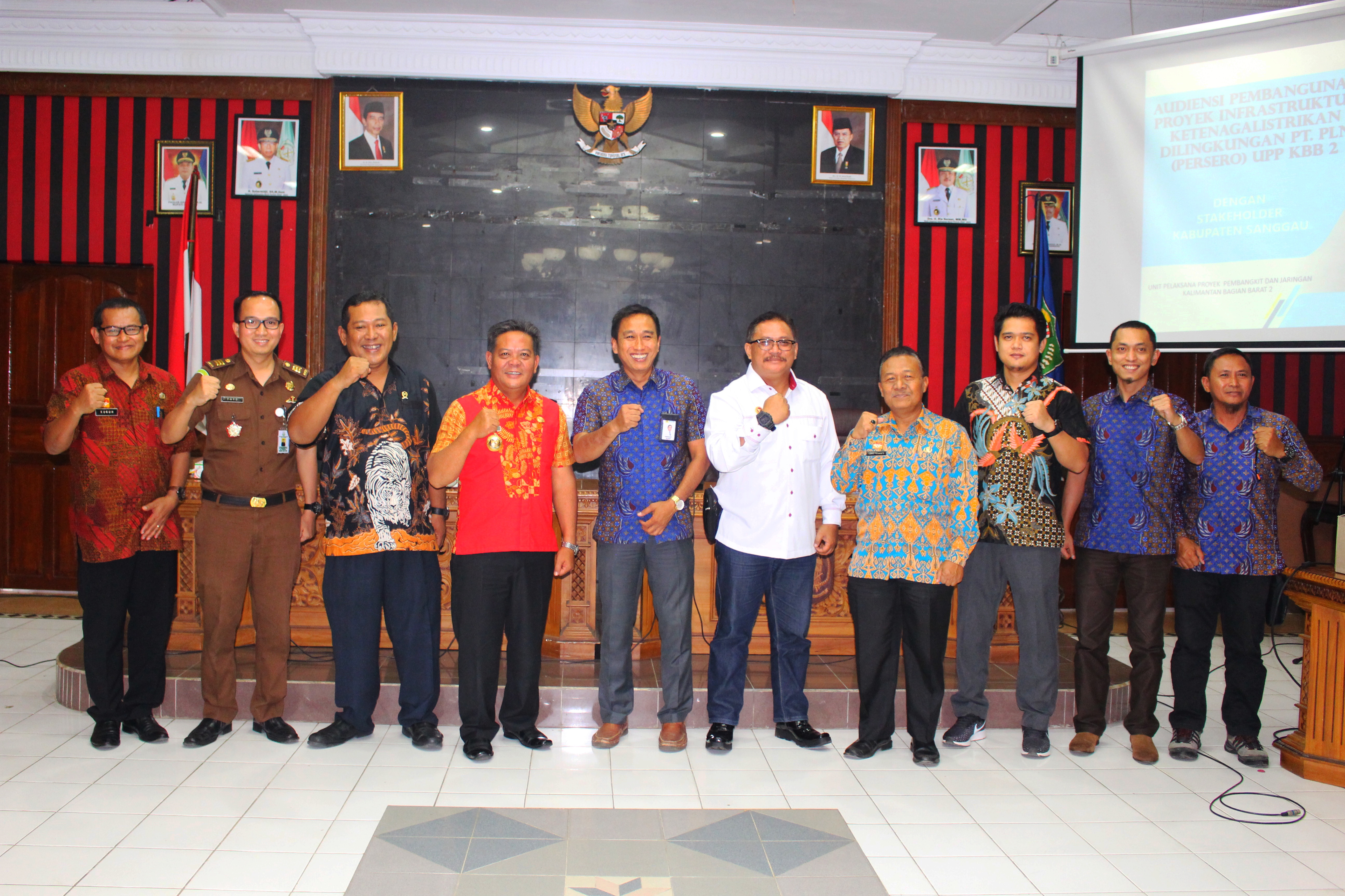 Audiensi Bupati Sanggau Bersama PT.PLN (Persero) UPP Kalimantan Bagian Barat 2, Untuk mewujudkan Sanggau Terang
