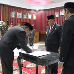 Bupati Sanggau Lantik Tujuh Pejabat Tinggi Pratama di Lingkungan Pemkab Sanggau