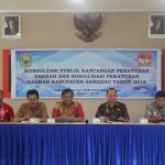 Konsultasi Publik Raperda dan Sosialiasi Perda Kabupaten Sanggau Tahun 2018