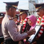 Upacara Tradisi Wisuda Purna Bhakti Polri Pamen, Pama dan Brigadir Polres Sanggau 2019