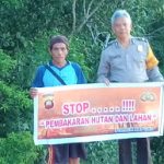 Kebersamaan Bhabinkamtibmas dalam mencegah terjadinya Karhutla