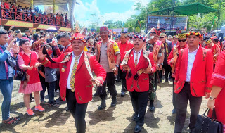 Kapolres Sanggau Ikuti Pembukaan Gawai Dayak ke-15 di Sanggau