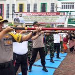 Lomba Sumpit Turut Meriahkan Hari Bhayangkara ke-73 di Polres Sanggau