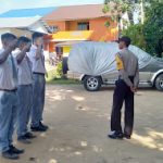 Bhabinkamtibmas Seleksi Calon Paskibraka di SMK Cahaya Harapan Kecamatan Tayan Hilir