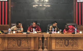 Kapolres Hadiri Rapat Evaluasi Pelaksanaan tata niaga Tandan Buah Segar (TBS) Kelapa Sawit Perkebunan Kab. Sanggau