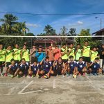 Bhabinkamtibmas Hadiri Pembukaan Pertandingan Bola Volly di Desa Binaan