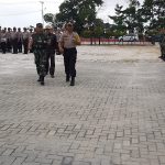 Polres Sanggau Laksanakan Apel Gelar Pasukan Ops Bina Karuna Kapuas 2019 di Halman Sabang Merah Sanggau