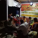 Sambang Pos Ronda Bhabinkamtibmas Berikan Pesan Kamtibmas