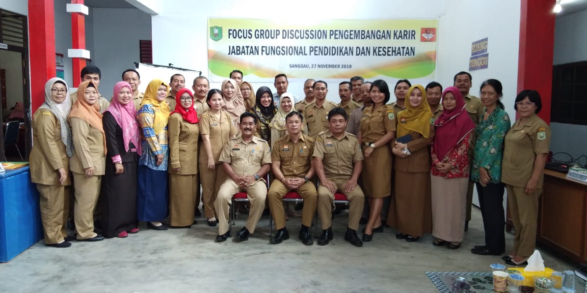 Focus Discussion Perkembangan Karir Jabatan Fungsional Pendidikan Dan Kesehatan BKPSDM Di Kab.Sanggau