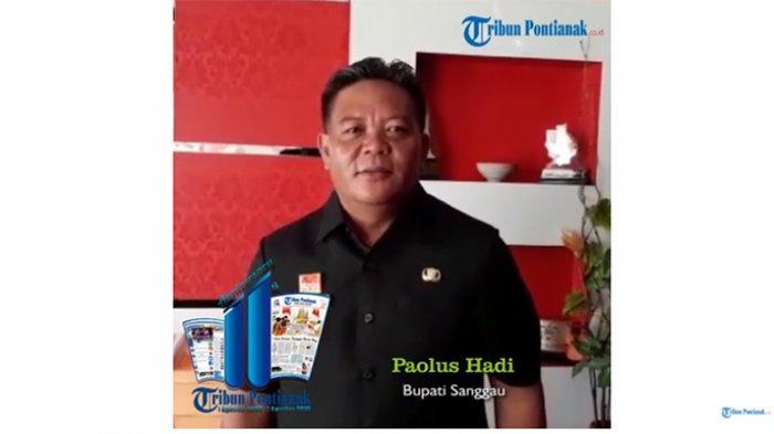 VIDEO: Ucapkan HUT Tribun Pontianak Ke-11, Ini Ungkapan Bupati Sanggau