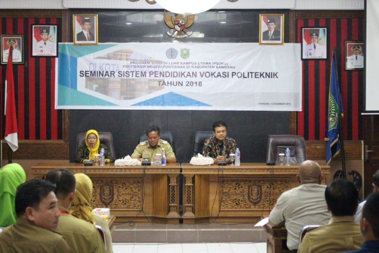 PSDKU Politeknik Negeri Pontianak di Kabupaten Sanggau Adakan Seminar Pendidikan Vokasi