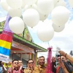Pameran Pesparawi IX Tingkat Provinsi Kalbar Resmi Dibuka, Bupati Martin Lepas Balon Peresmian