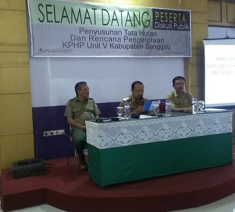 Penyusunan Tata Hutan Dan Rencana Pengelola KPHP Unit V Kabupaten Sanggau