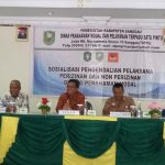 SOSIALISASI PENGENDALIAN PELAKSANA PERIZINAN DAN NON PERIZINAN BIDANG PENANAMAN MODAL