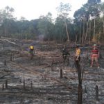 Bhabinkamtibmas dan Bhabinsa Lakukan Pengecekan Titik Hotspot di Kecamatan Beduai