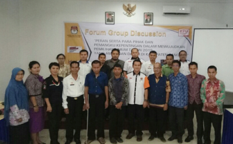 KPU Selenggarakan Forum Grup Diskusi