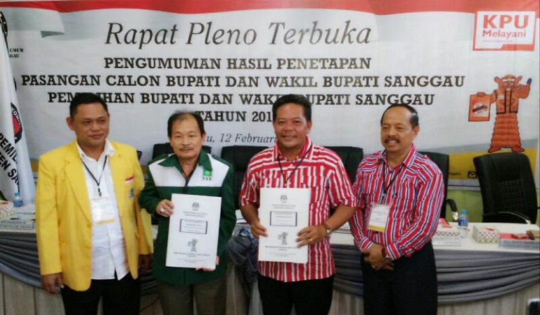 KPU Sanggau Tetapkan Pasangan PH-YO dan YAS Maju Pada Pilkada Juni Mendatang