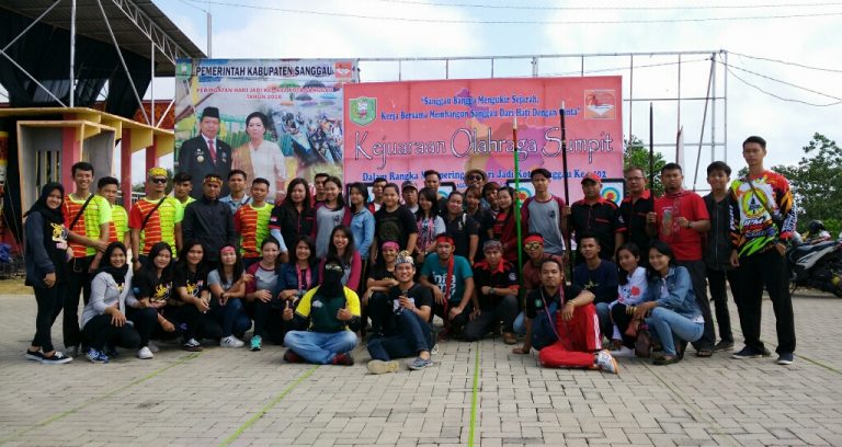 Kejuaraan Sumpit Ikut Meriahkan HUT Ke-402 Kota Sanggau Tahun 2018