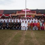 Upacara Penurunan Bendera Merah Putih Tutup Peringatan HUT RI ke-74 di Kabupaten Sanggau