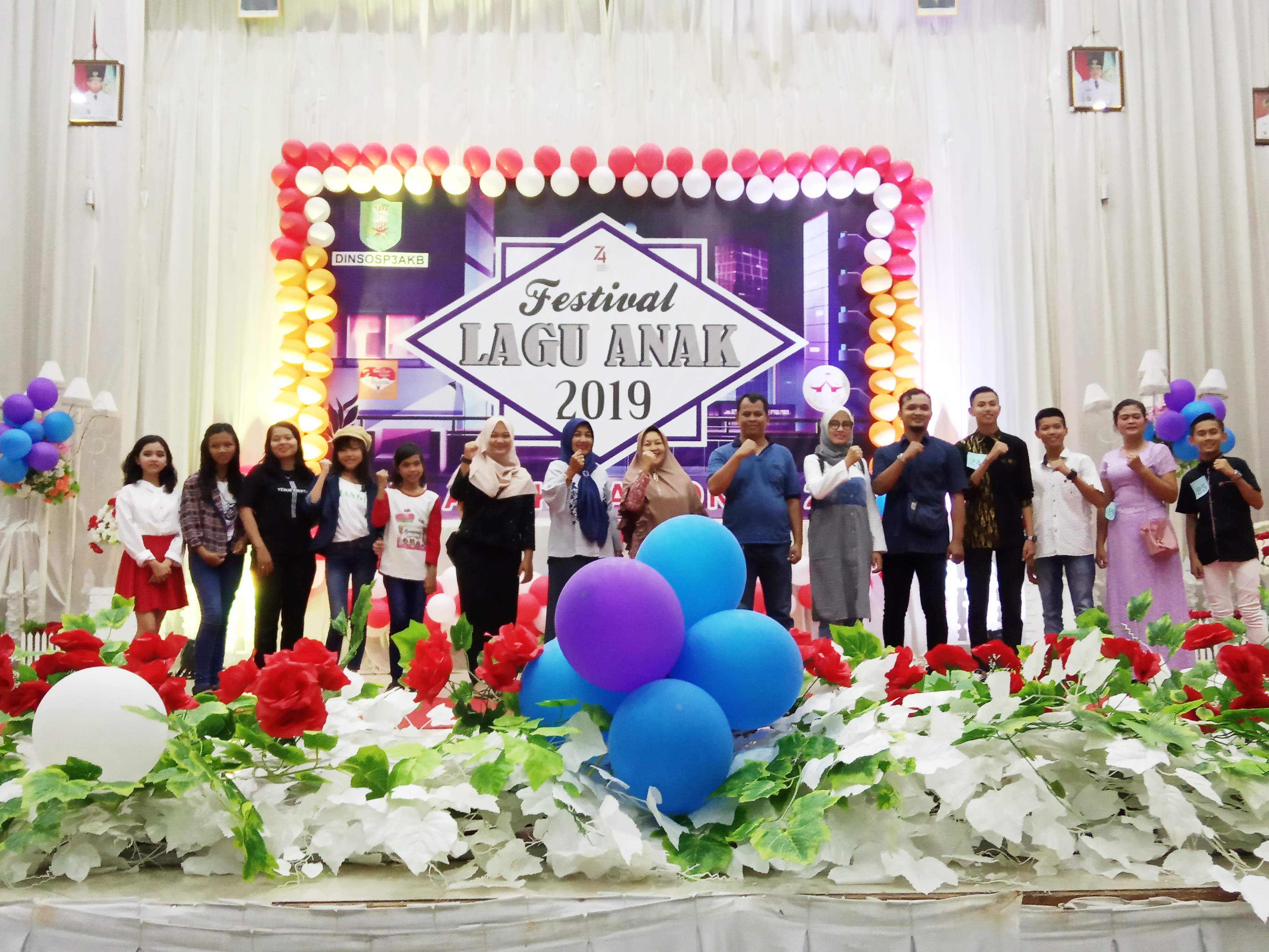 Lestarikan Lagu Anak, Dinsosp3akab Sanggau Gelar Festival Lagu Anak Pada Peringatan HAN 2019 dan Harganas XXVI