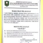MAKLUMAT PELAYANAN DISDUKCAPIl KAB. SANGGAU