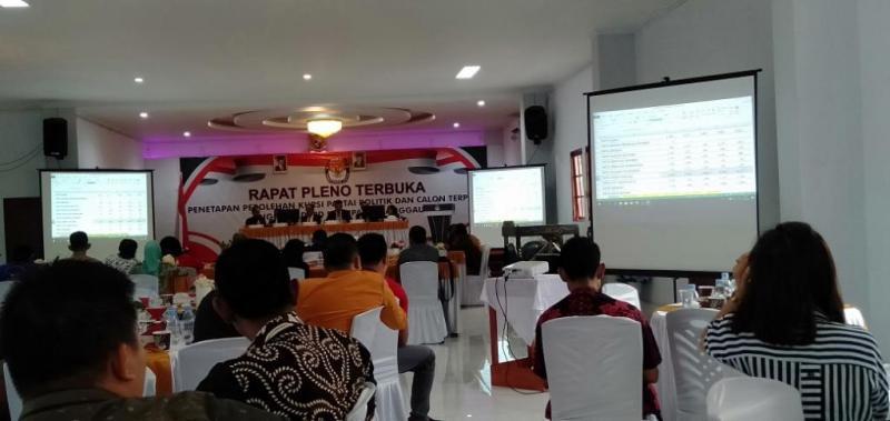 KPU Resmi Tetapkan 40 Anggota DPRD Sanggau Periode 2019-2024