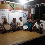 Brigadir Yanmaro Sambangi Petugas Pos Kamling Serta Berikan Pesan Kamtibmas