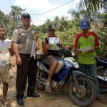 Patroli Sambang di Desa Binaan Bhabinkamtibmas Himbau Agar Taati Peraturan Berlalu Lintas